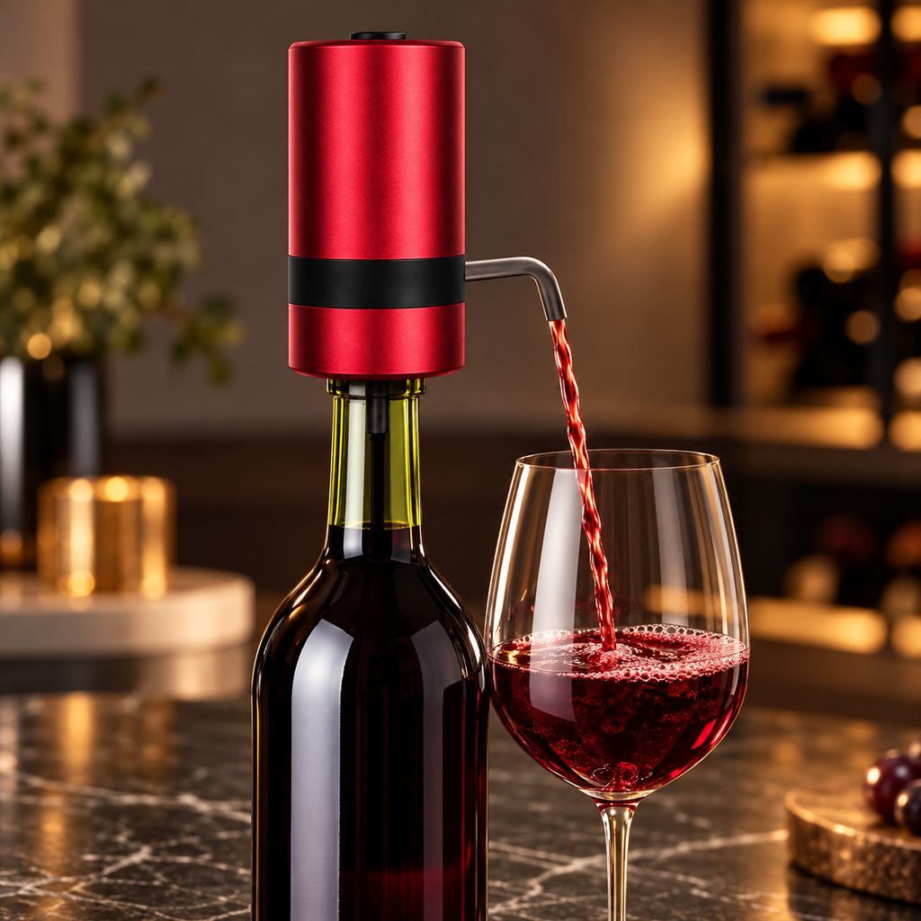 Doseador Elétrico de Vinho com Aerador