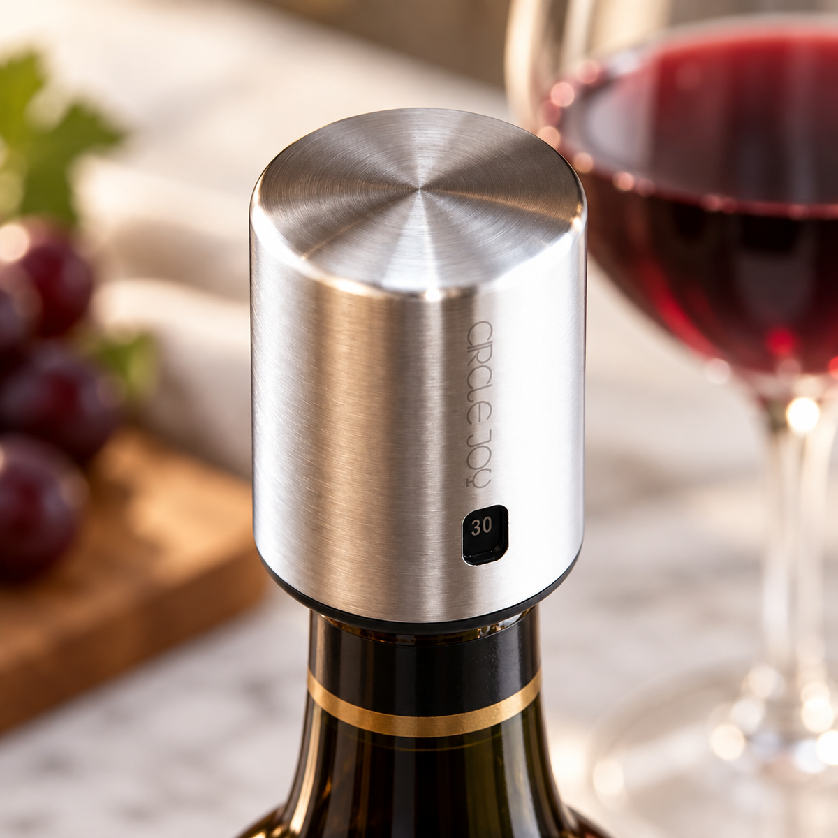 Rolha de Vácuo para Conservação de Vinho