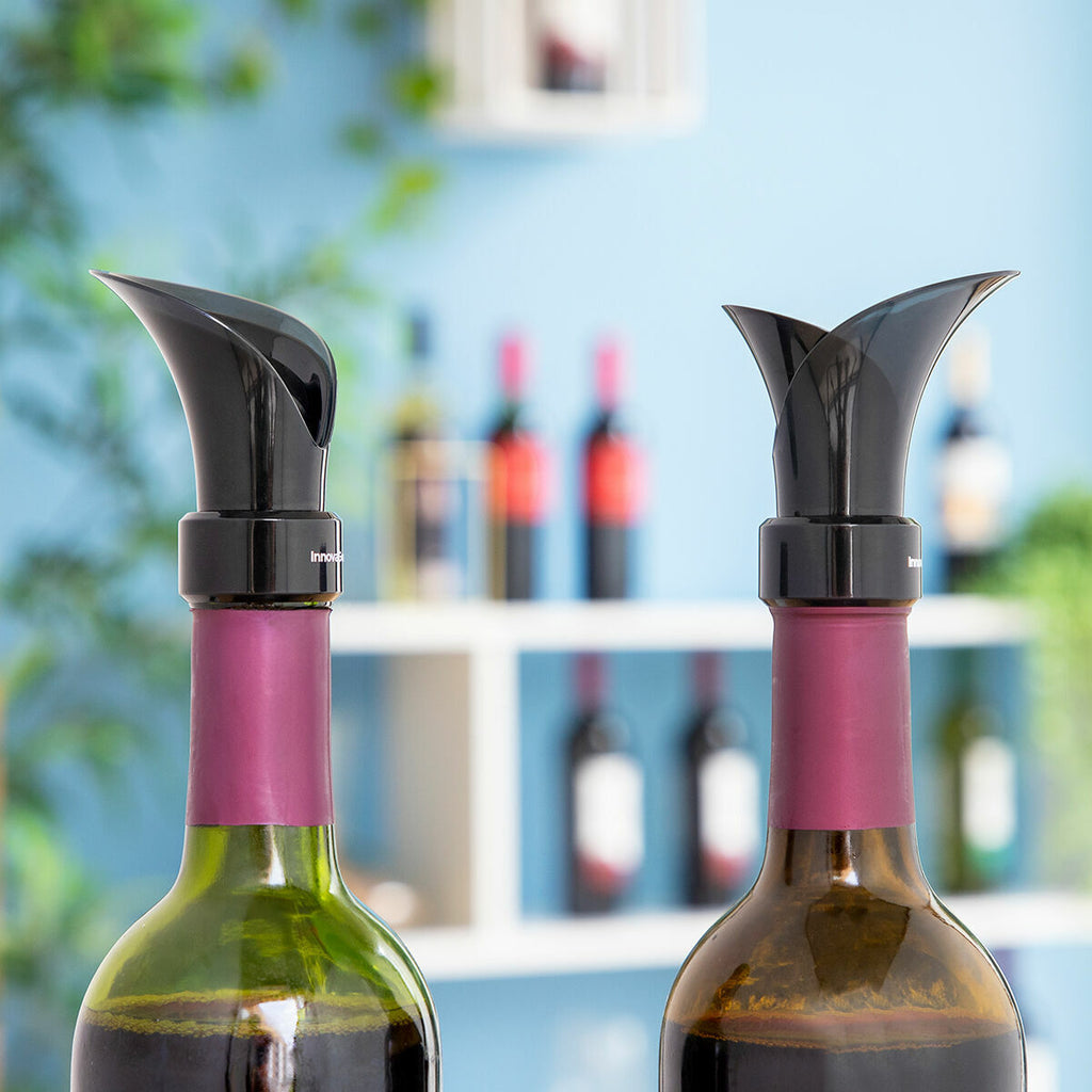Rolha para Vinho 2 em 1 com Vertedor e Aerador